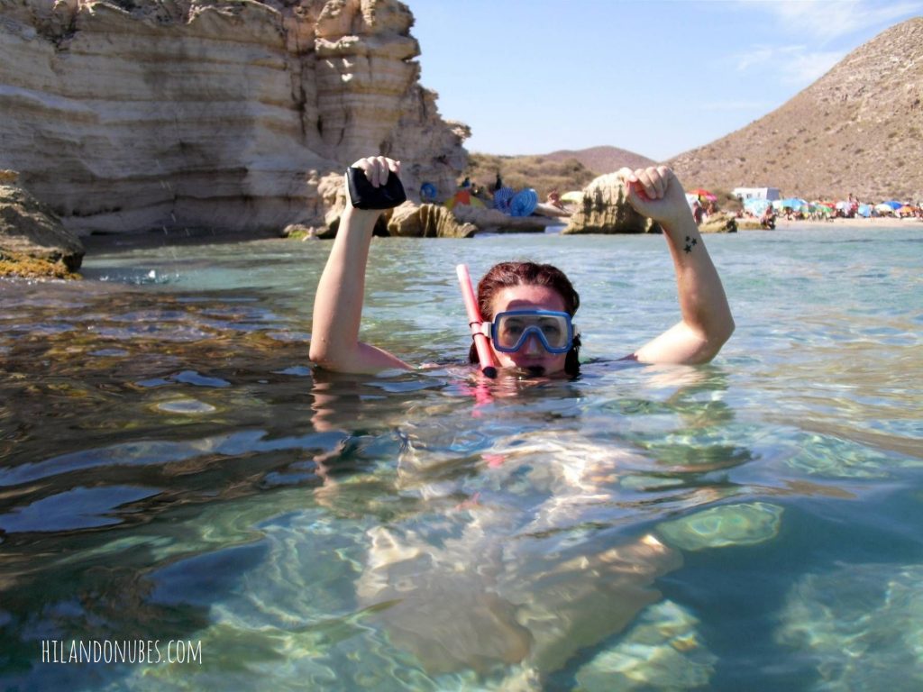 hilandonubes cala del plomo Almeria
