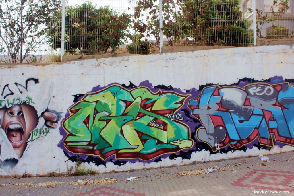 hilandonubes graffitis Aguadulce Almeria
