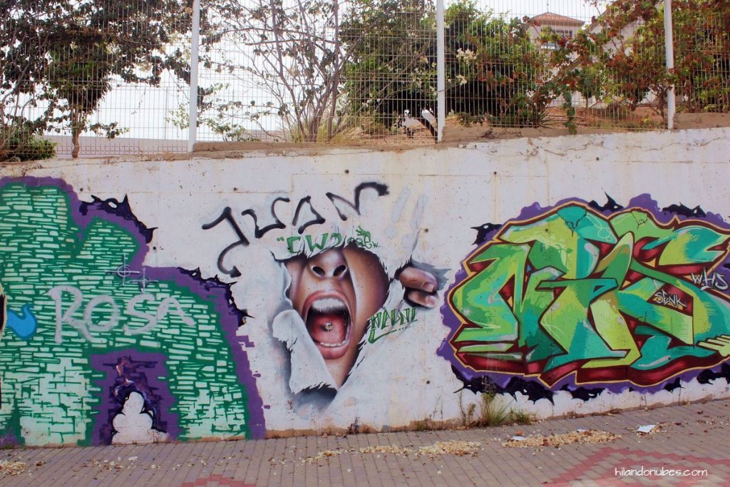 hilandonubes graffitis Aguadulce Almeria
