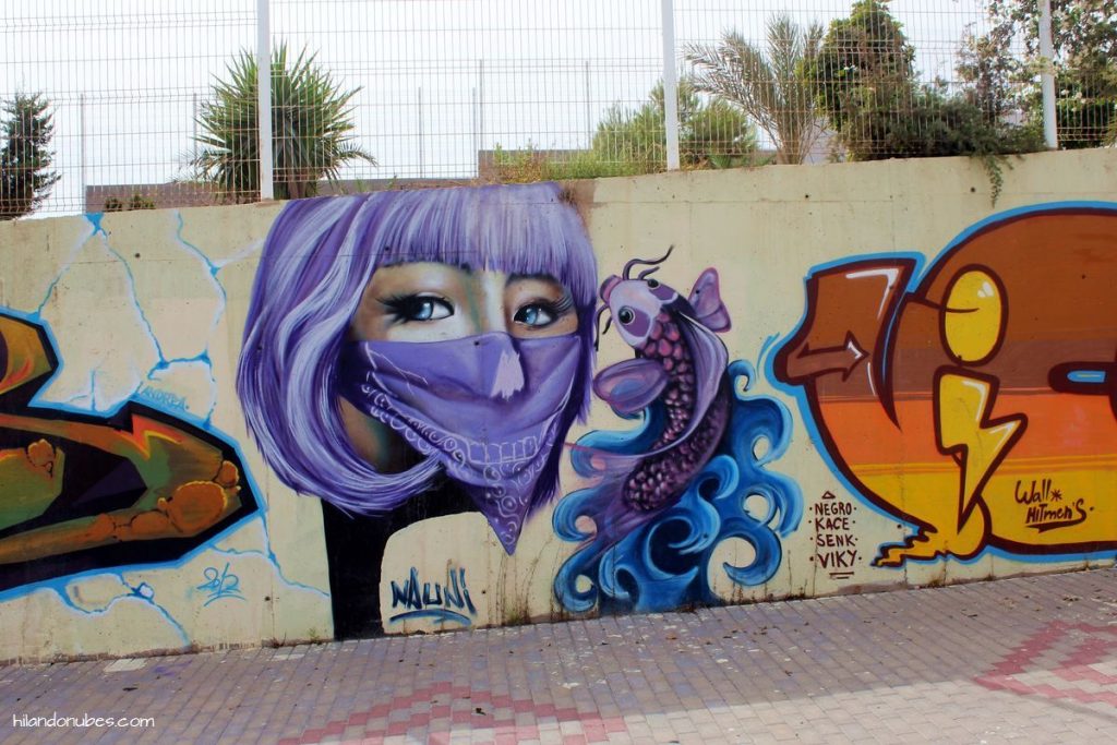 hilandonubes graffitis Aguadulce Almeria