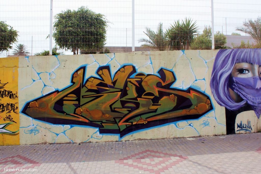 hilandonubes graffitis Aguadulce Almeria
