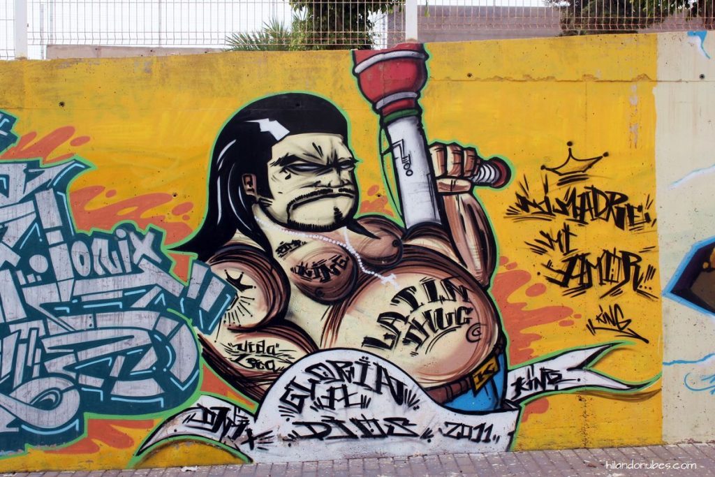 hilandonubes graffitis Aguadulce Almeria