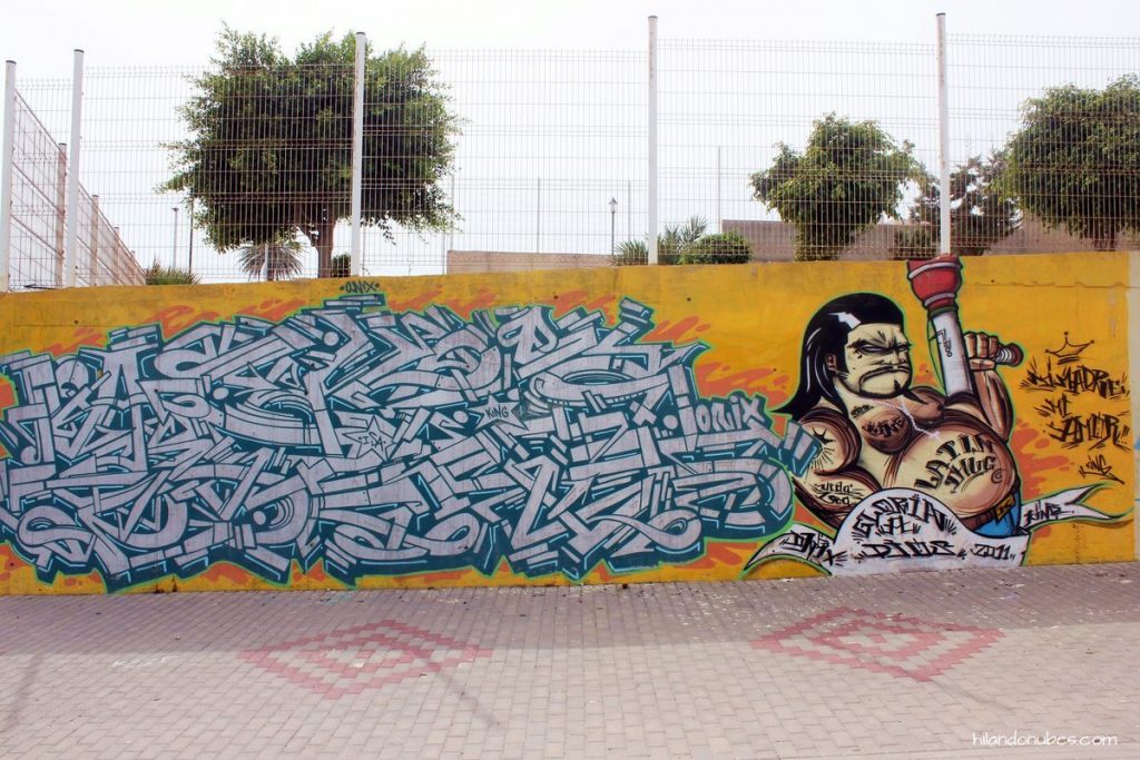 hilandonubes graffitis Aguadulce Almeria