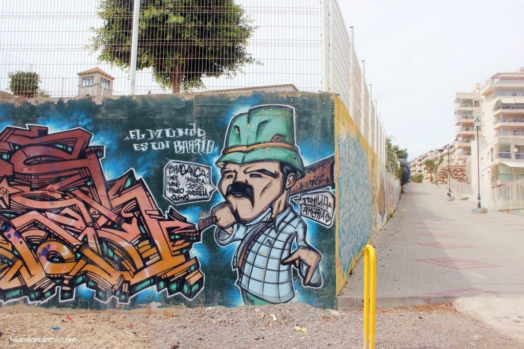 hilandonubes graffitis Aguadulce Almeria
